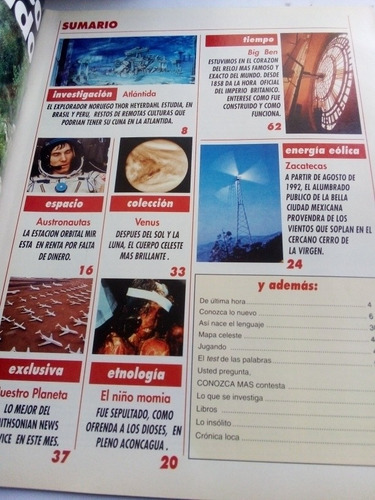 Imagen 2 de 4 de Revista Conozca Más Año 3 No. 8 1992 La Atlántida
