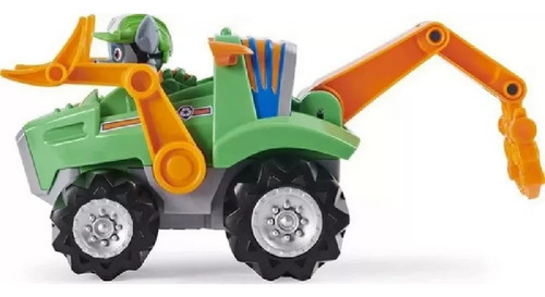 . Vehículo Paw Patrol Dino Rescue Rocky Deluxe Rev Up