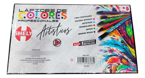 Lapices De Colores Profesionales 72pz Shely Colores