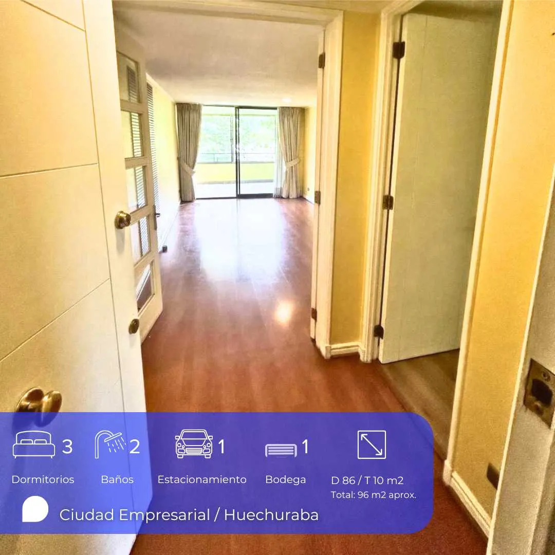 Imagen 2 de 26 de Depto 3d+2b+1e+1b Norte |96 M²| Teleférico (168450)