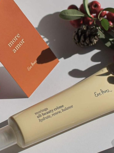 Imagen 2 de 4 de Crema Facial Con Moringa, Ere Pérez, Natural, Vegano