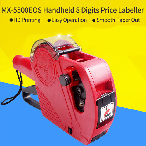 Etiquetadora De Precios Portátil De 8 Dígitos Mx-5500eos