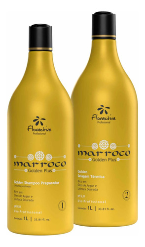 Escova Progressiva Sem Formol Com Oleo De Argan Marroco Kit