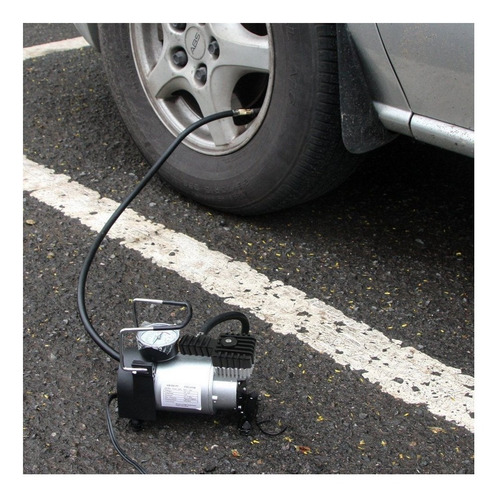 Imagem 4 de 4 de Compressor de ar mini elétrico portátil B-Max BMAX101 prata 12V