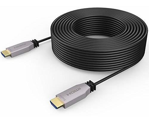 Cable Hdmi De Fibra 100 Pies 4k 60hz Cable Hdmi 2 0b De...