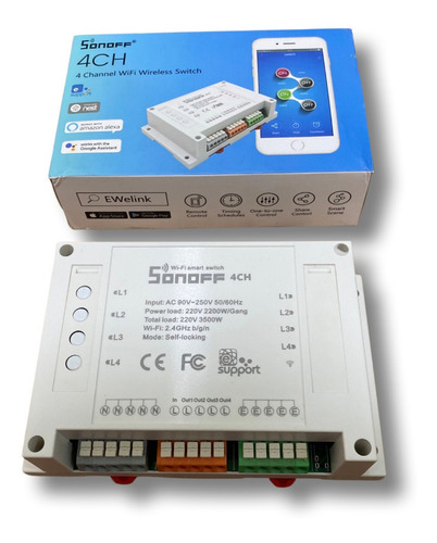 Interruptor Inalambrico Wifi Sonoff Compatible Con Alexa