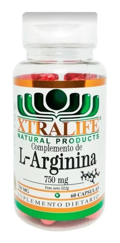 L Arginina 750mg Americana Xtralife 