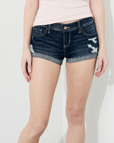 shorts jeans da hollister feminino