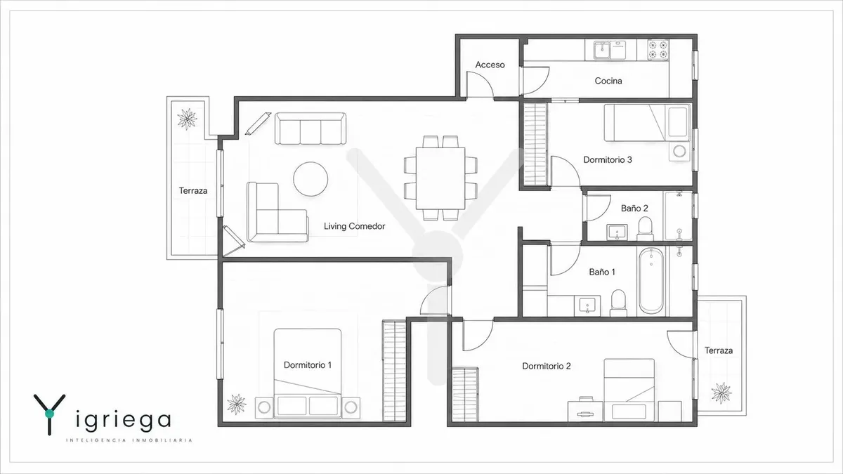 Imagen 4 de 22 de Depto En Tercer Piso Con Taller De 20mt2 (177096)