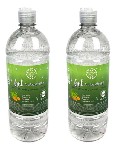 Gel Antibacterial Mii's X 2 L Con Registro Invima Aloe Vera