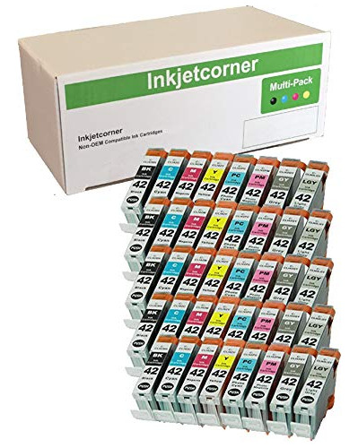 Inkjetcorner - Cartuchos De Tinta Compatibles Con Cli-42 Cli