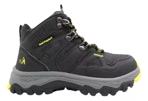 Botas Trekking Kappa Logo Monsi Niño Niña Negra