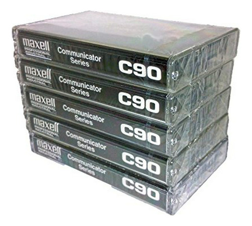 Cintas De Audio Maxell Pro Serie C90 - 5 Unidades.