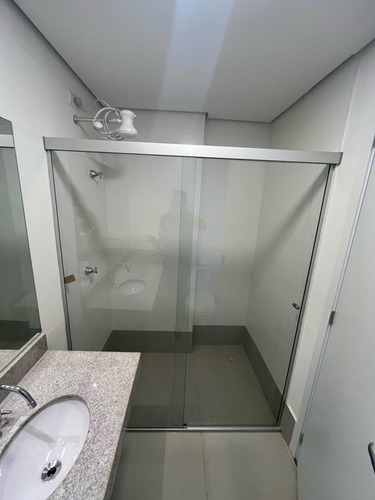Box Para Banheiro De Correr 2 Folhas , Fixa E Móvel .