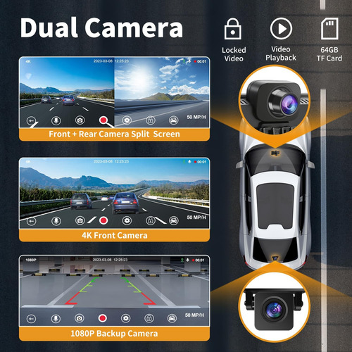 Estéreo Portátil Para Automóvil De 10.26 Pulgadas