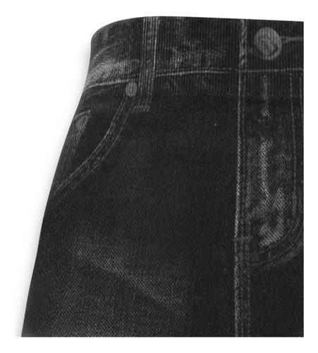 Legging Afelpado Estilo Mezclilla Mujer Oscar Hackman Ink003