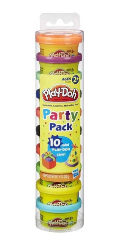 Massinha Play Doh Party Pack 10 Mini Potes - Hasbro 
