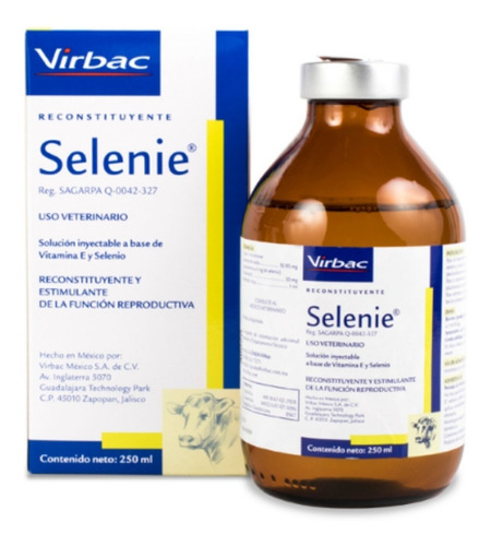 Virbac Selenie 250ml Para Bovinos Y Porcinos