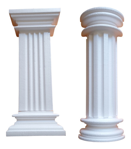 Molde Para Colar Columna Decorativa 244cmx30cm Polymolduras