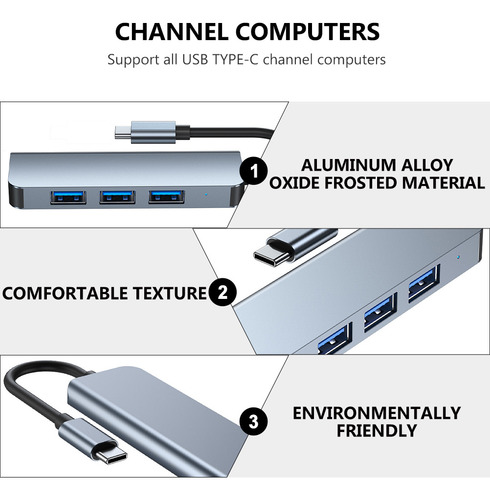 Hub De Datos Portátil De Expansión Para Portátiles Hub Usb