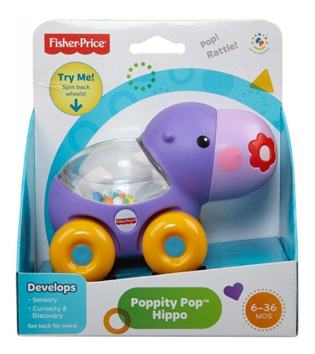 Hipopótamo Veiculos Dos Animais Fisher-price - Mattel Bgx29