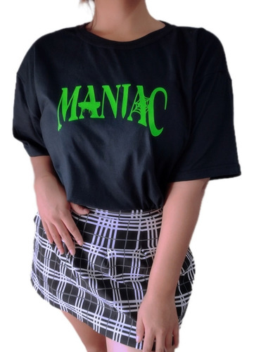 Remera De Algodón Maniac Stray Kids V - Kpop Corea Aesthetic