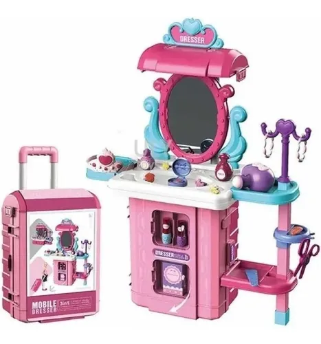 Set Maquillaje Tocador Juguete Caja De Maquillaje Para Niña Set Maquillaje Tocador Juguete Caja De Maquillaje Para Niña