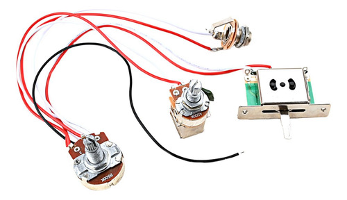 Juego De Arnés De Cableado De Guitarra B500k Fácil De Usar