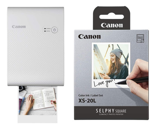 Mini Impresora Canon Selphy Qx10 Y Papel De Fotos