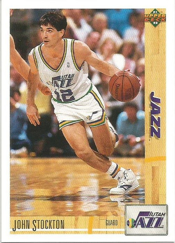 Barajita John Stockton Upper Deck 1991 #136 Jazz