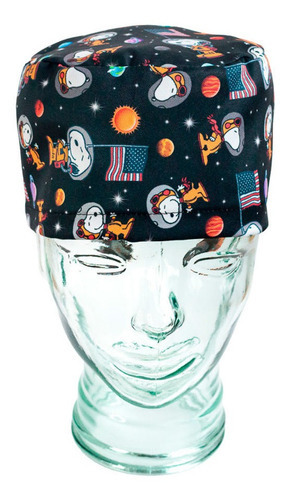 Touca Gorro Cirurgico Unissex - Snoopy Charlie Brown Peanuts
