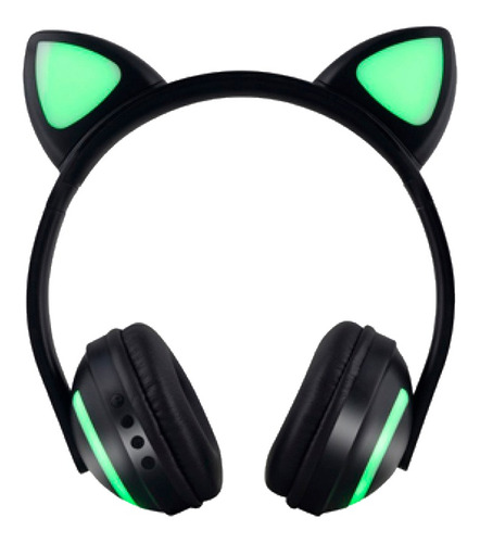 Auriculares Bluetooth Con Orejitas De Gato 