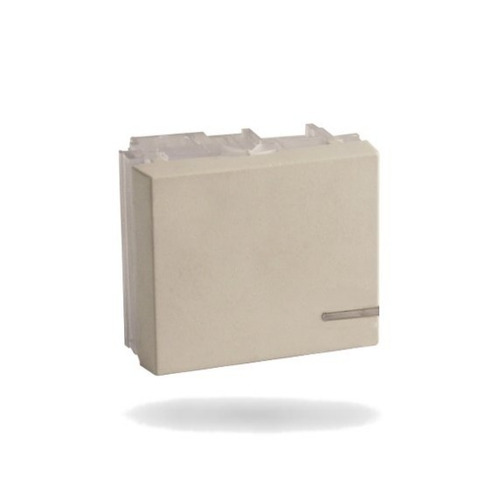 Modulo  Interruptor Unipolar ½ Teclón 16a Beige Richi - Stg