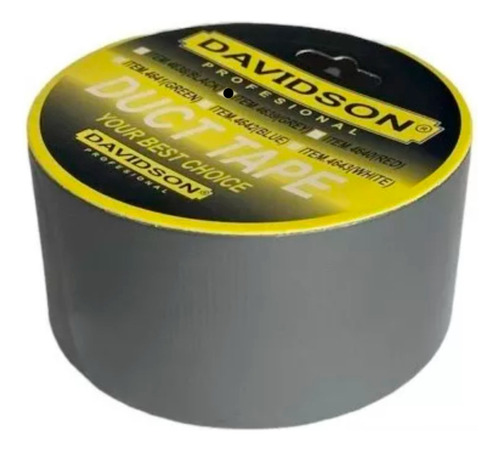 Cinta Duct Tape Gris Impermeable Multiproposito Davidson