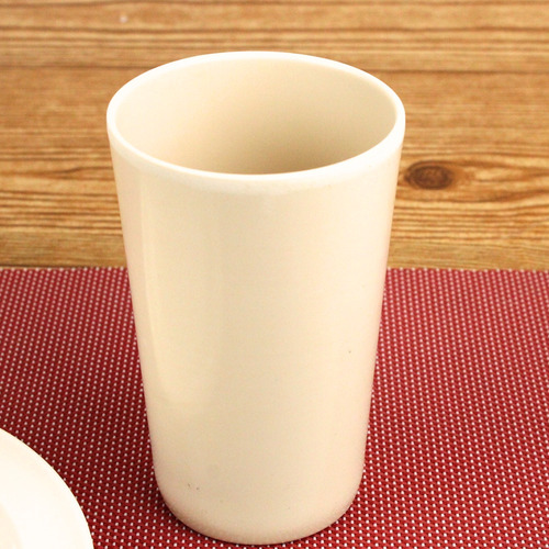 12 Vasos De Melamina 350 Ml Color Transparente