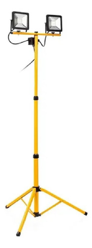 Tripode Soporte Doble + 2 Reflector 20w Frio 2,00 Mts Ylx