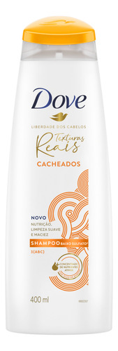 Kit C/ 4 Shampoo Dove Texturas Reais Cabelos Cacheados 400ml