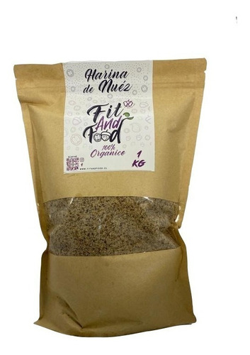 Imagen 1 de 3 de Harina De Nuez 1 Kg / Dieta Keto. Fit And Food