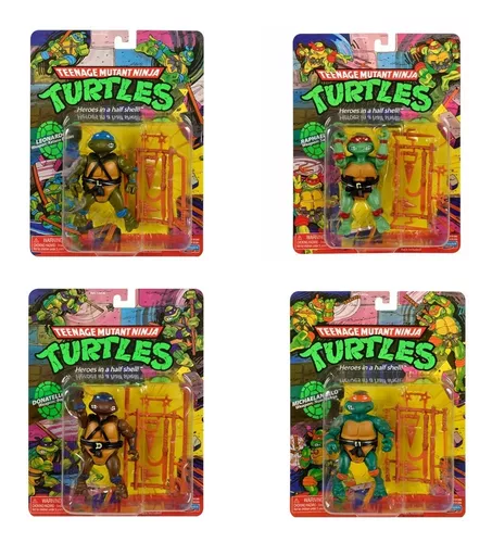 Tortugas Ninja 80s Playmates Originales Set 4 , Nuevas y Selladas E  Impecables – Logan Store