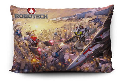 Imagen 2 de 5 de Funda De Almohada Robotech 70x45cm Vudú Love