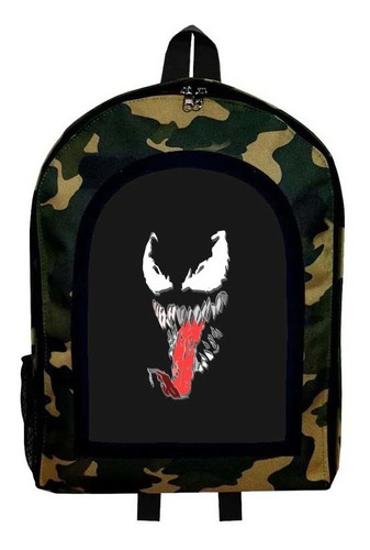 Mochila Camuflada Venom Nueva Colección Modelo 76