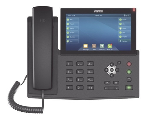 Telefono Ip Poe 20 Lineas Sip 127 Botones Dss Fanvil X7f