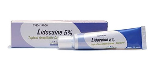 Medicamentos AnaLGésicos Tubo De 1.06 Oz Lidocaína 5% Crema