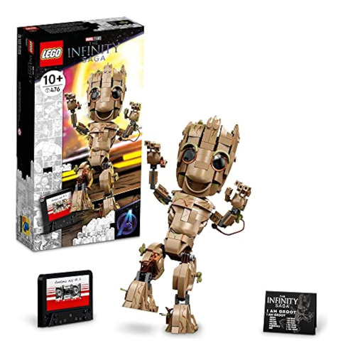 Lego Marvel I Am Groot 76217 - Juego De Juguetes De Construc