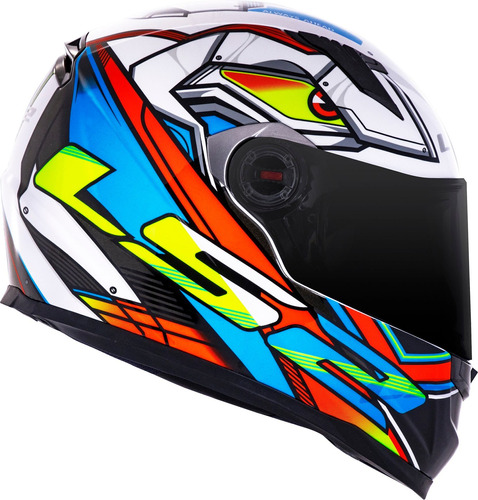 Capacete Masculino Feminino De Moto Ls2 Ff358 Xdron Neon