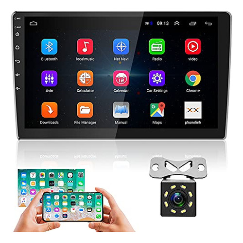 Hikity Android Double Din Car Stereo With Gps Navigation 9 I