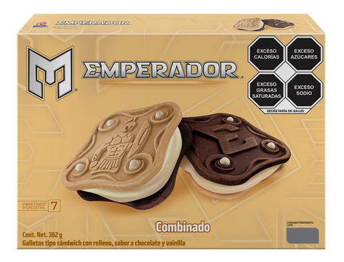 Caja Galletas Emperador Sabor Combinado 382 grs.