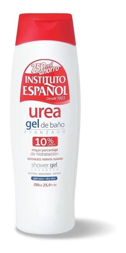 Imagen 1 de 1 de Gel De Baño Urea Instituto Español 750ml