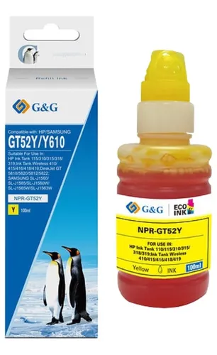 Tinta Alternativa Para Hp Gt51bk (gt53bk) /gt52 100 Ml