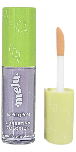Corrector Liquido Cubre Manchas, Melu Ruby Rose Lila 3pz Lila Cl02